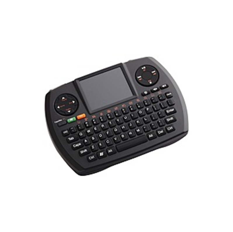 SMK-Link VP6364 Keyboard - Wireless Connectivity - RF - USB InterfaceTouchPad - Compatible with Computer (PC) - Stop, Next Track, Previous Track, Volu