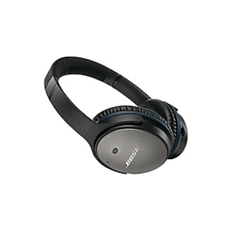 Bose QuietComfort 25 Acoustic Noise Cancelling Headphones Apple Devices - Stereo - Black - Wired - Over-the-head - Binaural - Circumaural - 4.67 ft Ca