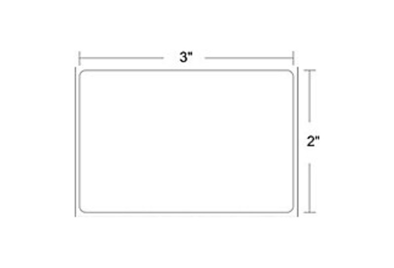 Epson AT1L-30020 Thermal Label - 3" Width x 2" Length - 600/Roll - 50 Pack
