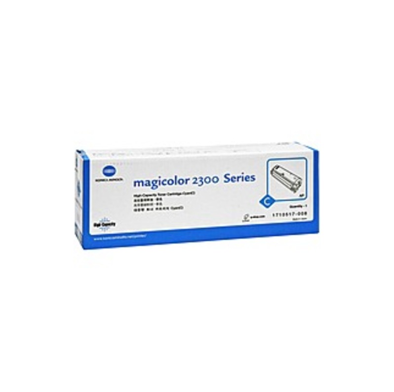 Minolta-QMS Original Toner Cartridge - Laser - 4500 Pages - Cyan - 1 Each