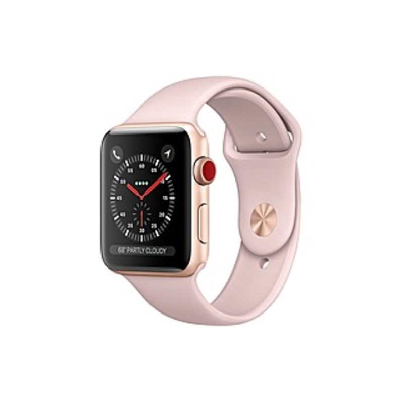Apple Watch Series 3 Smart Watch - Wrist - Barometer, Optical Heart Rate Sensor, Accelerometer, Altimeter, Gyro Sensor - Music Player, Text Messaging