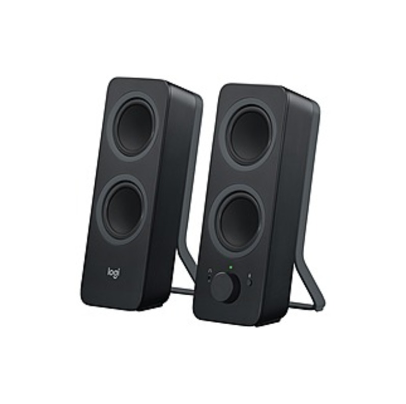Logitech Z207 Speaker System - 5 W RMS - Wireless Speaker(s) - Black - Bluetooth - Wireless Pairing, Passive Radiator