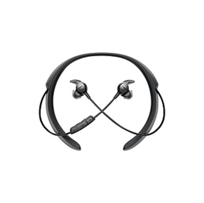 Bose QuietControl 30 Wireless Headphones - Stereo - Black - Wireless - Bluetooth - 33 ft - Earbud, Behind-the-neck - Binaural - In-ear - Noise Canceli