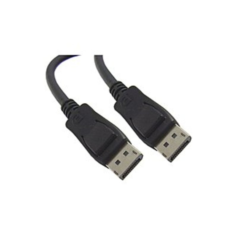 CableWholesale DisplayPort Cable, 8.64 Gbit, 6 ft - 6 ft DisplayPort A/V Cable for Audio/Video Device, Monitor, TV - First End: 1 x DisplayPort Male D