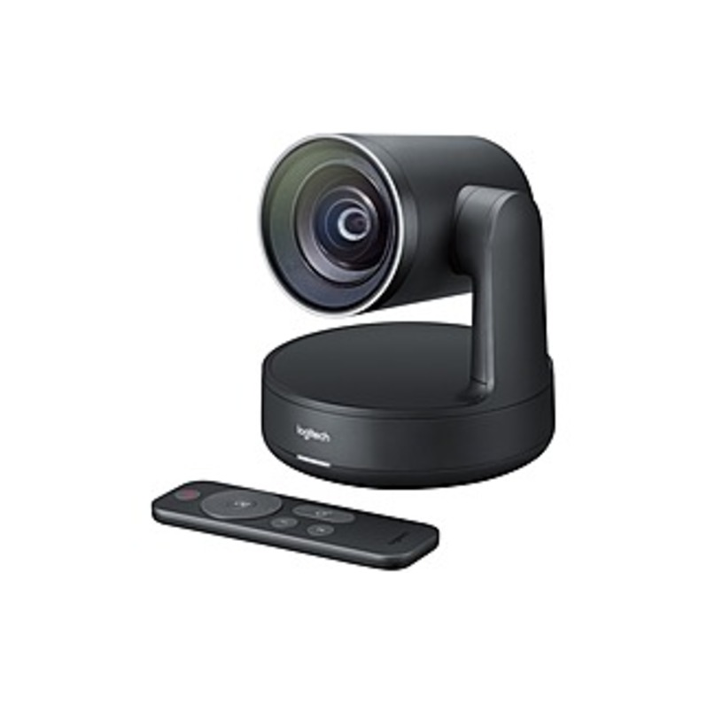 Logitech Video Conferencing Camera - 13 Megapixel - 60 fps - Matte Black, Slate Gray - USB 3.0 - 3840 x 2160 Video - Auto-focus