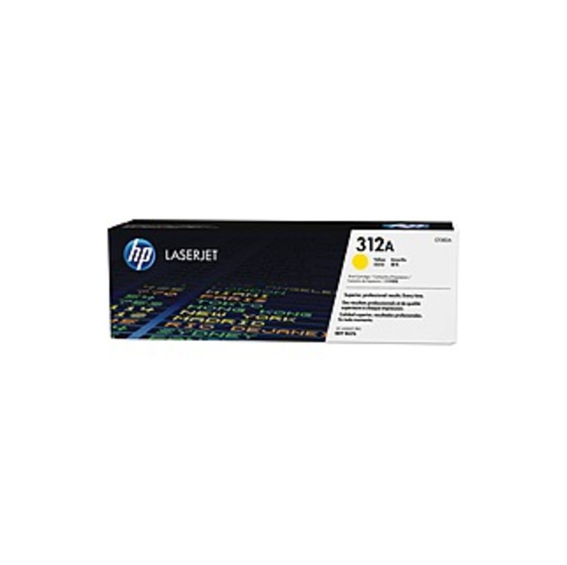 HP 312A Original Toner Cartridge - Single Pack - Laser - 2700 Pages - Yellow - 1 Each