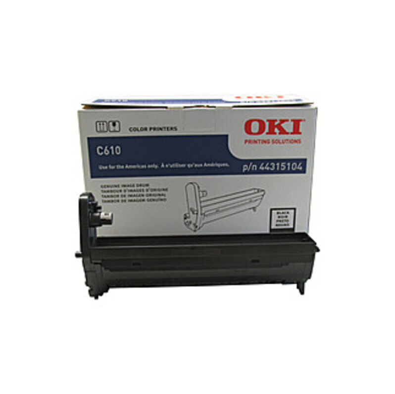 Okidata C610 Series 44315104 Image Drum - 20K Yield - Black