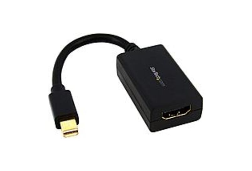 Image of StarTech MDP2HDMI Mini Display Port to HDMI Video Adapter Converter - HDMI (19 pin) Female/Mini-DisplayPort (20 pin) Male