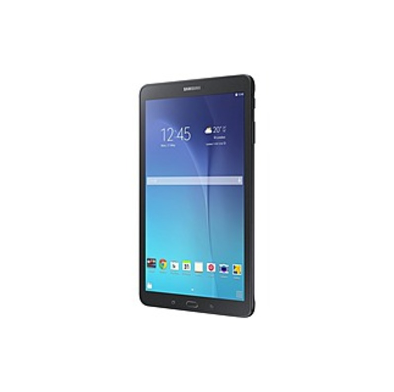 Samsung Galaxy Tab E SM-T560 Tablet - 9.6" - 1.50 GB RAM - 16 GB Storage - Android 5.1 Lollipop - Black - Qualcomm Snapdragon 410 APQ8016 SoC - ARM Co