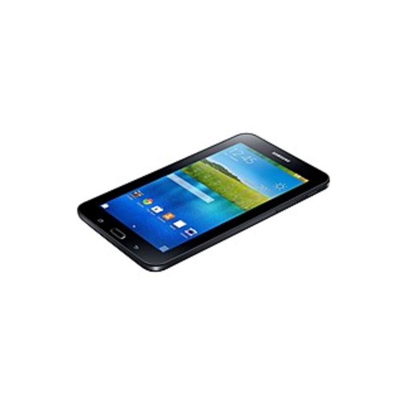 Samsung Galaxy Tab E Lite SM-T113 Tablet - 7" - 1 GB RAM - 8 GB Storage - Android 4.4 KitKat - Black - Quad-core (4 Core) 1.30 GHz - microSD Supported