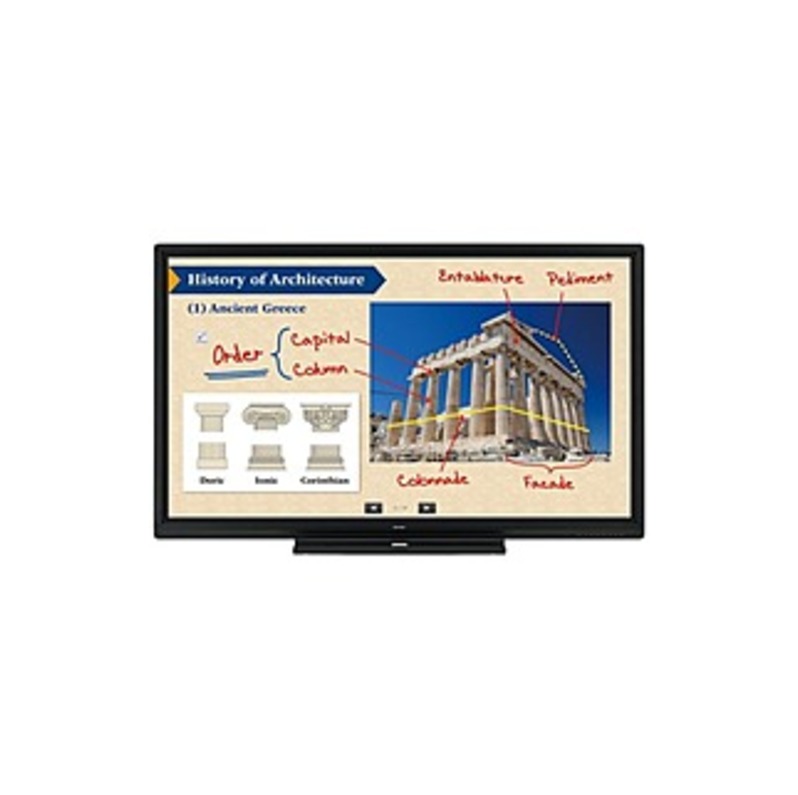 Sharp AQUOS BOARD PN-C805B 80" LCD Touchscreen Monitor - 16:9 - 4 ms GTG - Infrared - Multi-touch Screen - 1920 x 1080 - Full HD - 1.07 Billion Colors