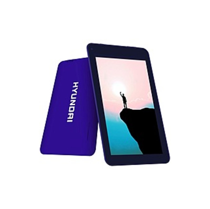 Hyundai 7" Koral 7W2 Tablet 1024*600 IPS, Wifi, 1GB, 8GB, Camera 2/2MP, Blue - LCD Display: 7" IPS display 1024*600, Touch Panel: Multi touch capaciti