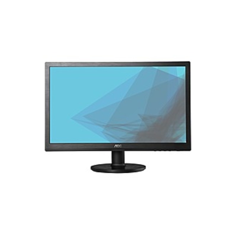 AOC e2260Swdn 22" LED LCD Monitor - 16:9 - 5 ms - 1920 x 1080 - 16.7 Million Colors - 200 Nit - 20,000,000:1 - Full HD - DVI - VGA - 30 W - Black - EN