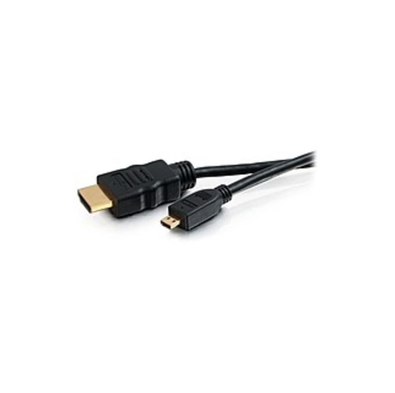 C2G 1.5m High Speed HDMI to HDMI Micro Cable with Ethernet (4.9ft) - 4.92 ft HDMI A/V Cable for Audio/Video Device - First End: 1 x HDMI (Micro Type D