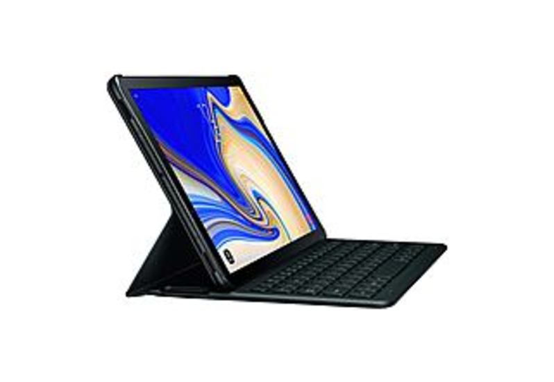 Samsung Keyboard/Cover Case (Book Fold) for Samsung 10.5" Tablet - Black - Texture - 9.9" Height x 6.7" Width x 31" Depth