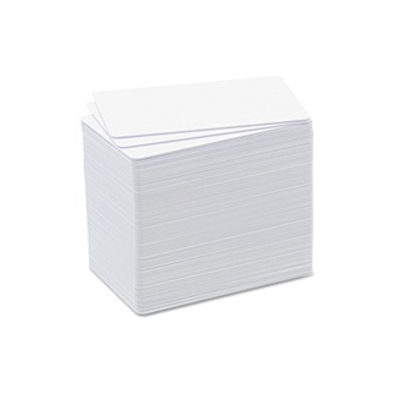 Evolis Badgy Thick PVC Plastic Cards - CR-80 - 3 3/8" x 2 1/8" - 100