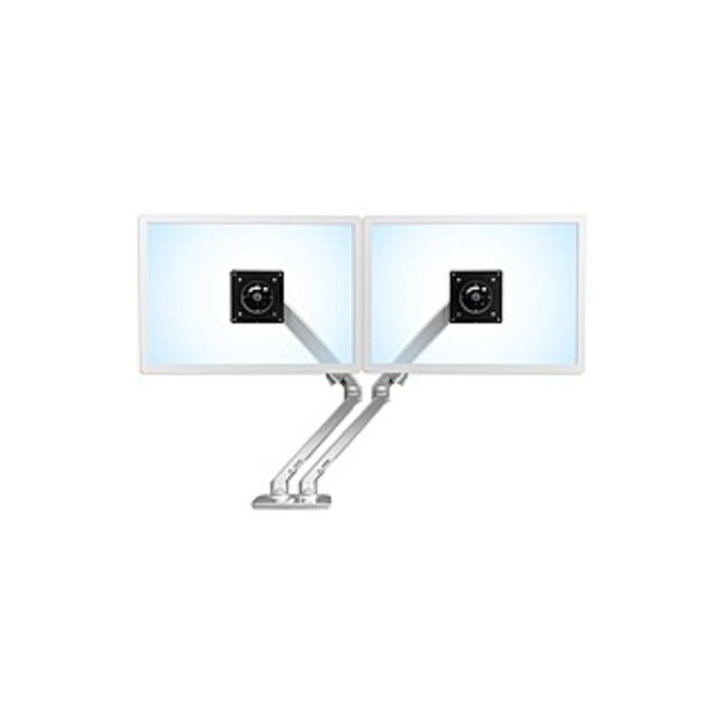 Ergotron Mounting Arm for LCD Monitor - 24" Screen Support - 40 lb Load Capacity - Polished Aluminum