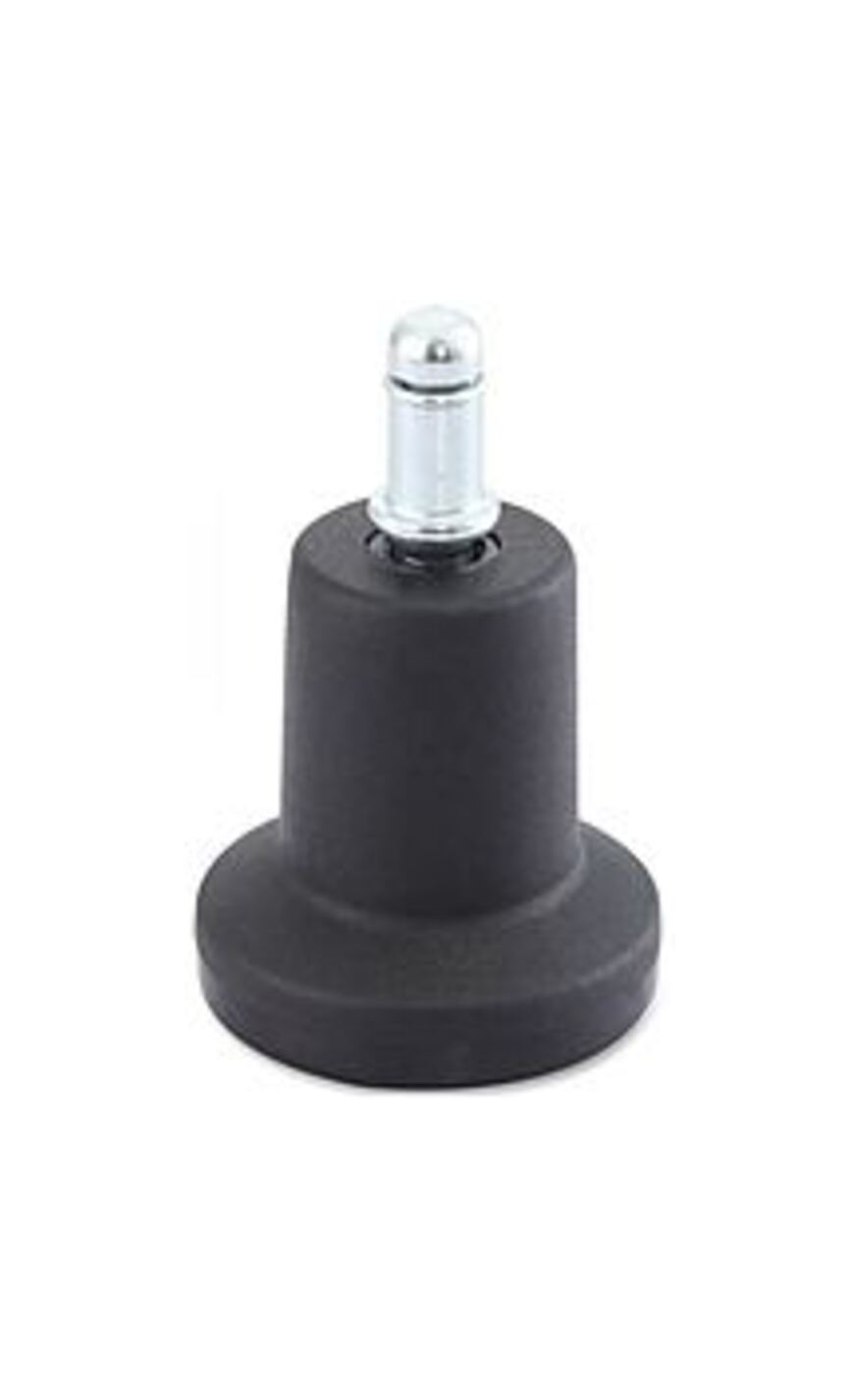 Lorell LLR33447 B-Stem Bell Glides - 5-Piece - Black