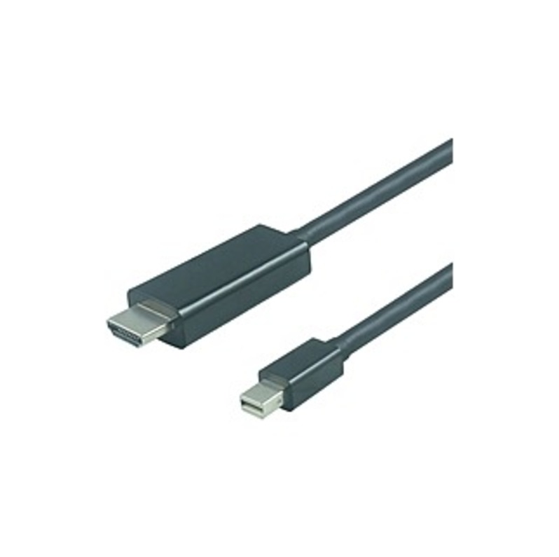 VisionTek Mini DisplayPort to HDMI 2.0 Active Cable (M/M) 4K @ 60Hz - 6.56 ft HDMI/Mini DisplayPort A/V Cable for Monitor, Projector, Audio/Video Devi