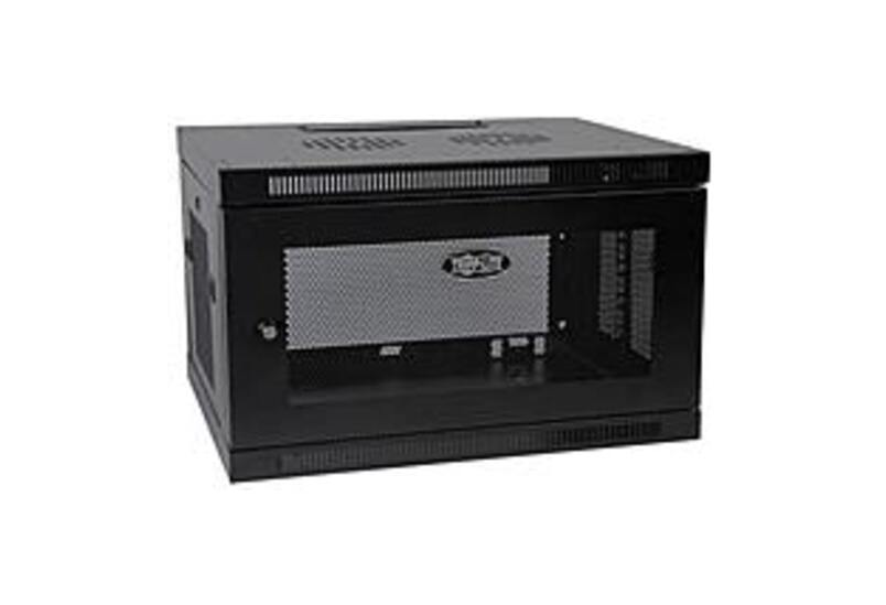 Tripp Lite SRW6UDP SmartRack 6U Low-Profile Wall-Mount Rack Enclosure - Black