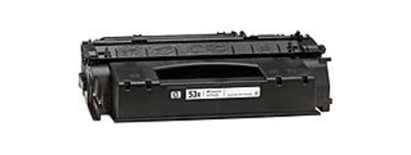 Compatible HP LaserJet Q7553X-R Black Print Cartridge with Smart Printing Technology