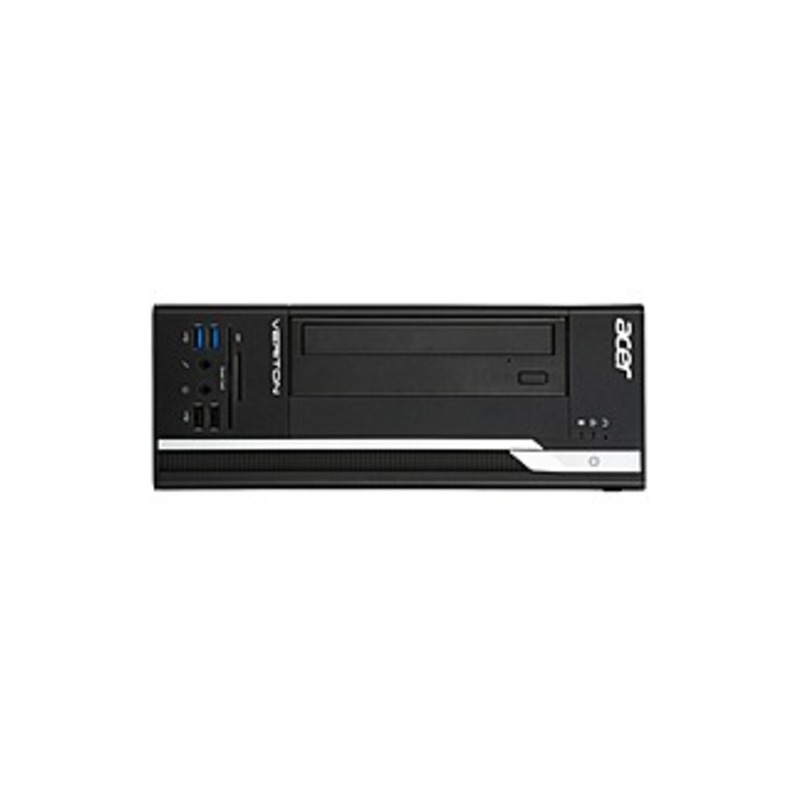 Acer Veriton X4650G Desktop Computer - Core i5 i5-7400 - 8 GB RAM - 1 TB HDD - Black, Silver - Windows 10 Pro 64-bit - Intel HD Graphics 630 - DVD-Wri