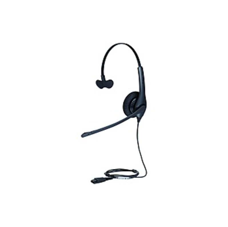 Jabra BIZ 1500 Headset - Mono - Quick Disconnect - Wired - 300 Ohm - 20 Hz - 4.50 kHz - Over-the-head - Monaural - Supra-aural - 3.12 ft Cable - Noise