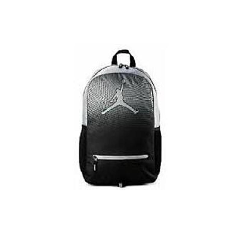 Nike Jordan Jumpman 9A1836-K25 Youth Backpack - Black, White