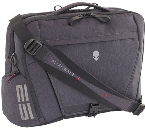 Mobile Edge Area-51m Alienware AWA51GB17 Messenger Bag for 17.3-inch Notebook - Dark Gray