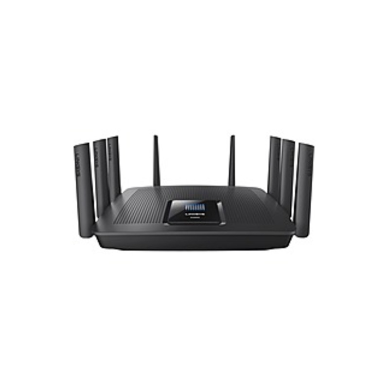Linksys Max-Stream EA9500 IEEE 802.11ac Ethernet Wireless Router - 2.40 GHz ISM Band - 5 GHz UNII Band(8 x External) - 5427.20 Mbit/s Wireless Speed -