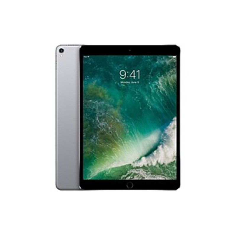Apple iPad Pro (2nd Generation) Tablet - 10.5" - 64 GB Storage - iOS 10 - 4G - Space Gray - Apple A10X SoC - TSMC Hurricane Triple-core (3 Core), TSMC
