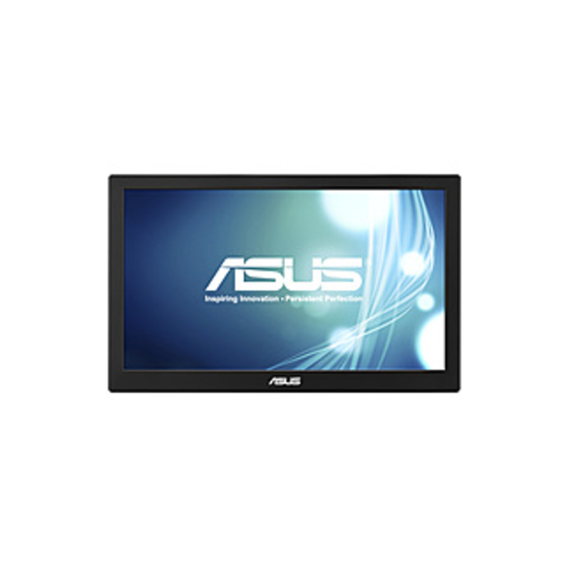 Asus MB168B 15.6" LED LCD Monitor - 16:9 - 11 ms - 1366 x 768 - 200 Nit - 500:1 - HD - USB - 5 W - Black, Silver - WEEE, RoHS