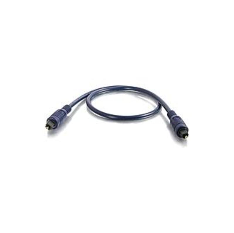 C2G 5m Velocity TOSLINK Optical Digital Cable - Toslink Male - Toslink Male - 16.4ft - Blue