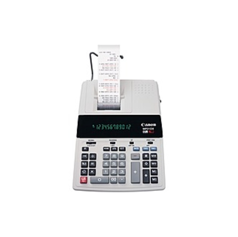 Canon MP21DX Color Printing Calculator - 3.5 - Heavy Duty, Paper Holder, Easy-to-read Display, Round Down, Round Off, Round Up, Sign Change, Item Coun