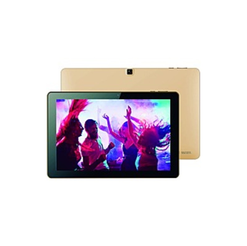 Hyundai Koral 10X, Quad Core, Android 7.0, 10.1" 800x1280 IPS, 1GB, 16GB, 2/5, 5000mAH, GOLD, Metal - LCD Display: 10.1" LCD display 800*1200IPS, Touc