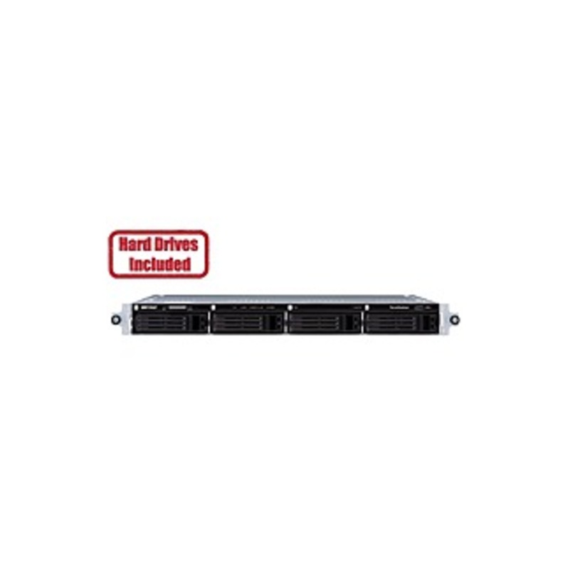 Buffalo TeraStation 1400R Rackmount 16 TB NAS Hard Drives Included - ARM 1.20 GHz - 4 x HDD Installed - 16 TB Installed HDD Capacity - 512 MB RAM DDR3