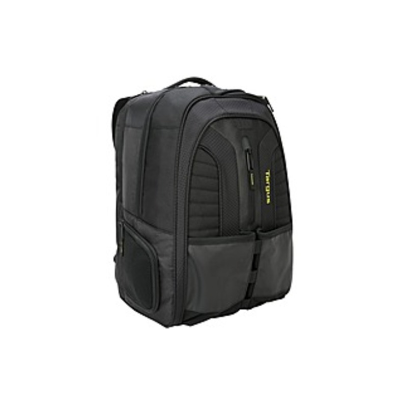 Targus Work + Play TSB943US Carrying Case (Backpack) for 16" Notebook - Black, Gray - Handle, Shoulder Strap - 18.5" Height x 12.2" Width x 9.8" Depth