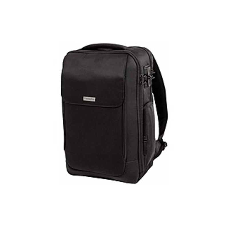 Kensington SecureTrek 15.6" Lockable Laptop Backpack (K98617WW) - SecureTrek Lock Base - Anti-Puncture Zipper - 840D Twill Polyester - Padded Shoulder