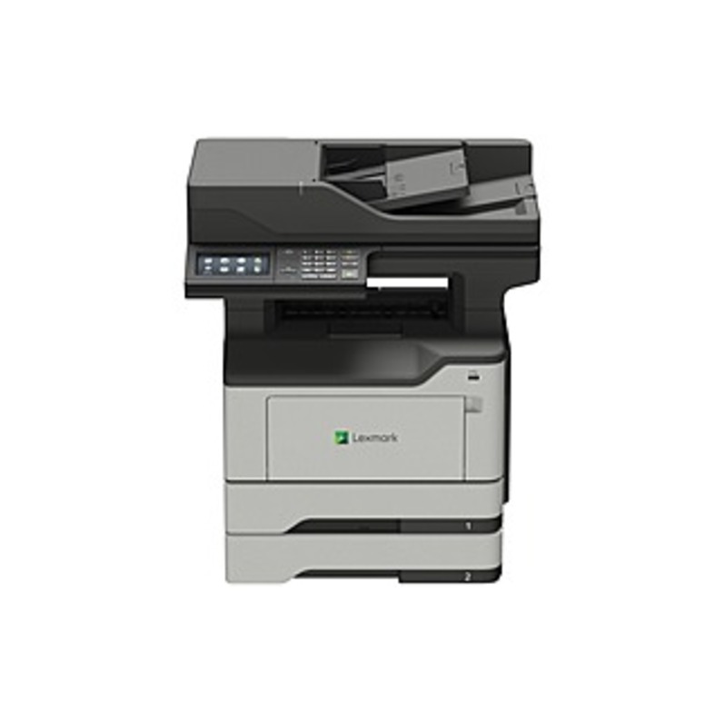 Lexmark MX520 MX521de Laser Multifunction Printer - Monochrome - Copier/Printer/Scanner - 46 ppm Mono Print - 1200 x 1200 dpi Print - Automatic Duplex