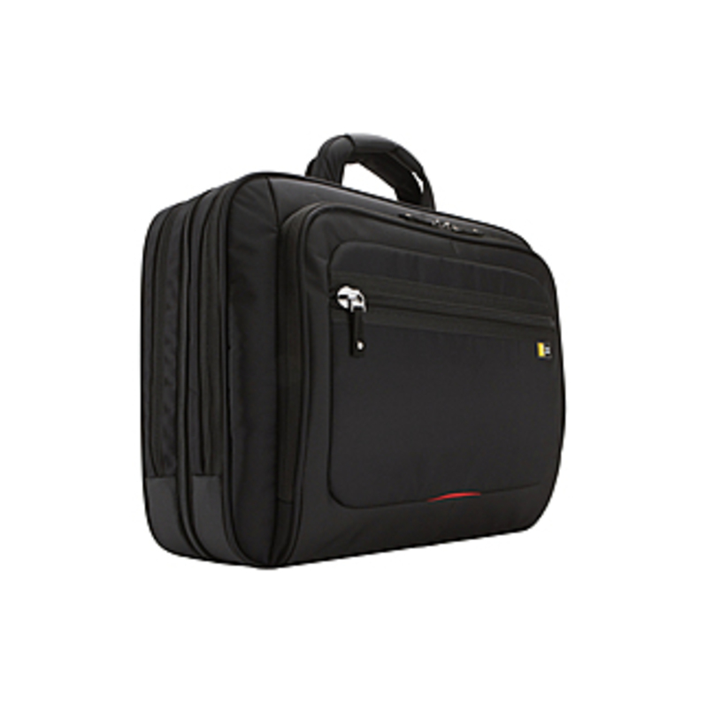 Case Logic ZLCS-117 Carrying Case for 17" Notebook - Black - Nylon - Quilted - Trolley Strap - 13.2" Height x 18" Width x 5.5" Depth