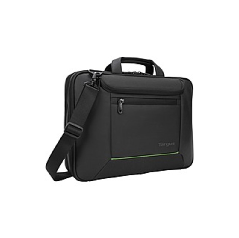 Targus Balance TBT918US Carrying Case (Briefcase) for 16" Notebook - Black - Drop Resistant Interior, Weather Resistant, Bump Resistant Interior - Fab