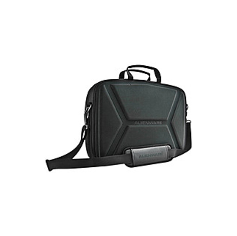 Mobile Edge Alienware Vindicator Carrying Case (Briefcase) for 14.1" Notebook - Black - Weather Resistant, Scratch Proof Interior - Nylon - Alien Head