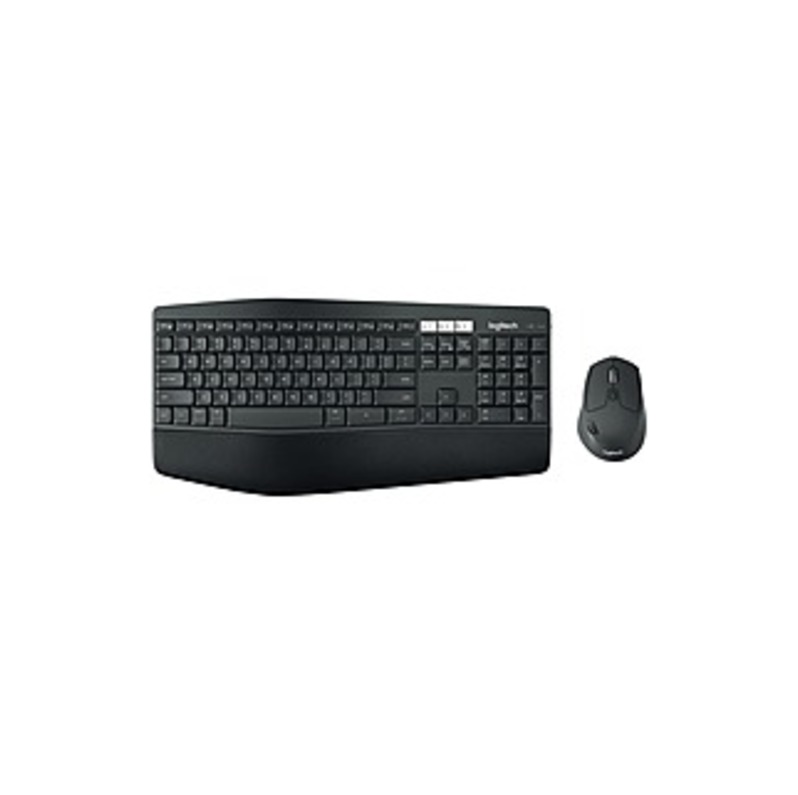 Logitech MK850 Performance Wireless Keyboard and Mouse Combo - USB Wireless Bluetooth/RF USB Wireless Bluetooth/RF Optical - 1000 dpi - 8 Button - Scr