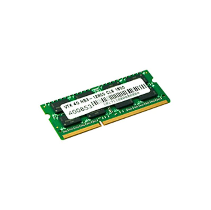 VisionTek 4GB DDR3 1600 MHz (PC3-12800) CL9 SODIMM - Notebook - 4 GB (1 x 4 GB) - DDR3 SDRAM - 1600 MHz DDR3-1600/PC3-12800 - 1.50 V - Non-ECC - Unbuf