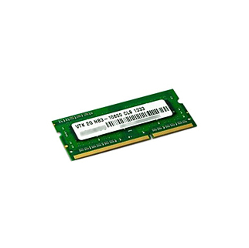 VisionTek 2GB DDR3 1333 MHz (PC3-10600) CL9 SODIMM - Notebook - 2 GB (1 x 2 GB) - DDR3 SDRAM - 1333 MHz DDR3-1333/PC3-10600 - 1.50 V - Non-ECC - Unbuf