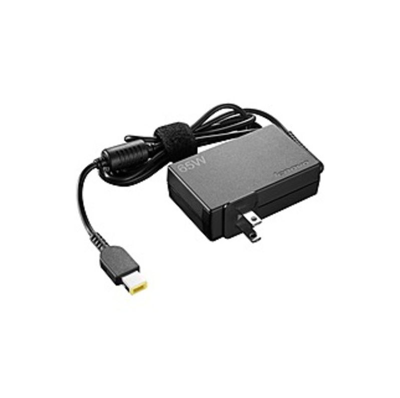 Lenovo 65W Travel AC Adapter - US - 65 W Output Power - 120 V AC, 230 V AC Input Voltage - 20 V DC Output Voltage - 3.25 A Output Current