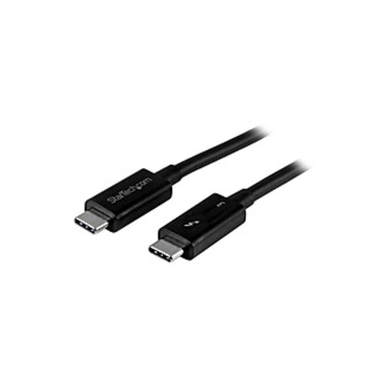 StarTech.com 2m Thunderbolt 3 USB C Cable (40Gbps) - Thunderbolt and USB Compatible - 6.60 ft USB Data Transfer Cable for Docking Station, Monitor, No