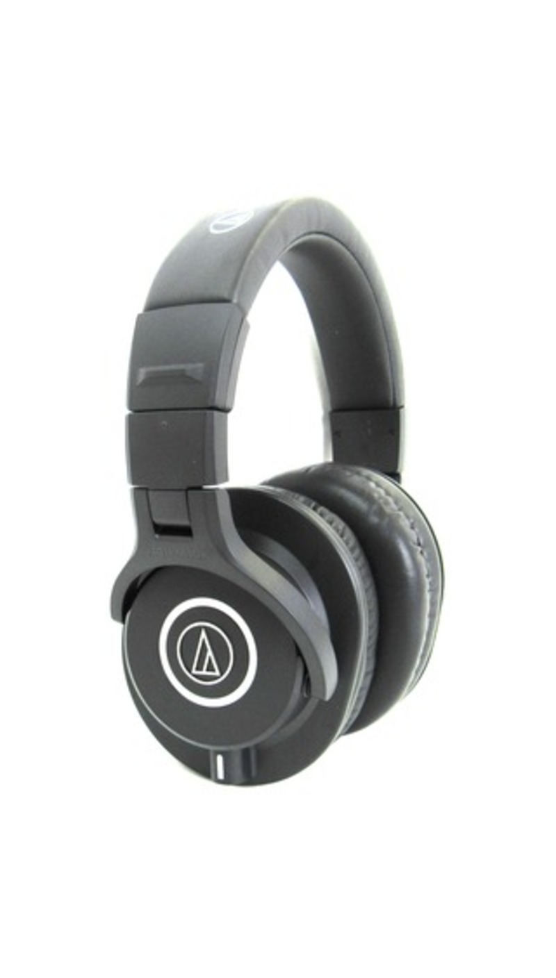 Audio-Technica ATH-M40x Professional Monitor Headphones - Stereo - Black - Mini-phone - Wired - 35 Ohm - 15 Hz 24 kHz - Over-the-head - Binaural - Cir