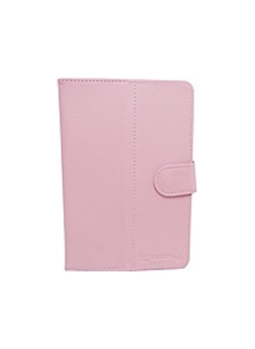 Linsay PINKC-7 7-Inch Portfolio Leather Blended Case - Pink