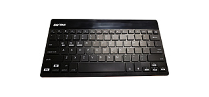 Sharkk ABKO6 Slim Bluetooth Backlit Keyboard - IOS / Android / Windows - Aluminum   Black